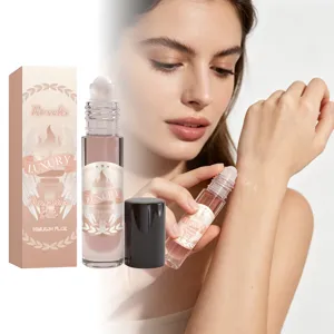 Huile parfumée roll-on portable 10ml, parfum ambré doux longue durée pour usage quotidien.