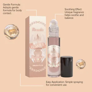 Huile parfumée roll-on portable 10ml parfum ambré doux chaleureux longue tenue parfum