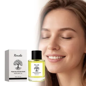 Fresh Pear Blossom Rain Perfume Oil Clean Natural Long Lasting Elegant Fragrance Glass Spray Bottle For Dating Commute Unisex