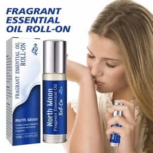 North Moon 10ml Φορητό Άρωμα Rollerball Μακράς Διαρκείας Αιθέριο Έλαιο Ρομαντική Ατμόσφαιρα Ραντεβού για Άνδρες Γυναίκες