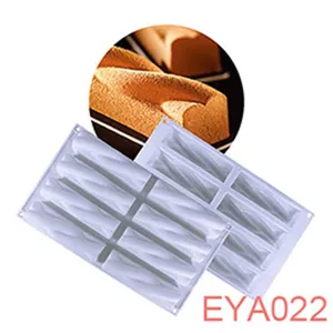 Silicone French Heart 3D Mousse Cake Mold Milky White DIY Baking Tool for Pastry Desserts