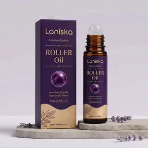 Draagbare Roll-on Essentiële Olie Kalmerend Aroma Natuurlijk Plantenextract Reizen Zakformaat Geurolie voor Dagelijks Gebruik