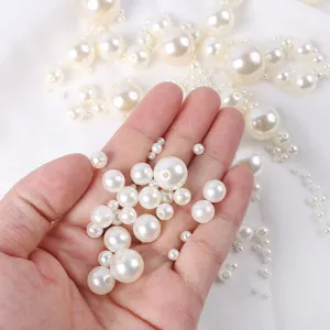 ABS Perlen Imitation Perlen Set für DIY Schmuck, Halsketten und Haarschmuck Accessoires.