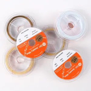 Stainless steel wire 0.30mm 50m spool for DIY jewelry making, necklace and bracelet crafting.