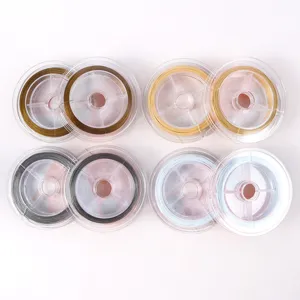 Stainless steel beading wire rolls for DIY necklace bracelet jewelry making supplies.