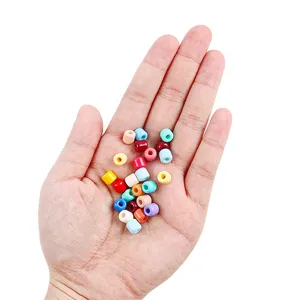Multi-color 6mm barrel beads spacer beads for DIY bracelets jewelry making accessories main