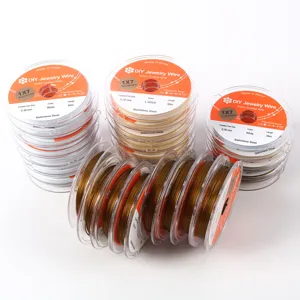 Stainless Steel Beading Wire Soft Nylon Coated Jewelry Wire DIY Necklace Bracelet Making Craft Cord Supplies