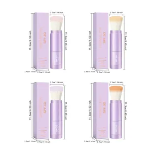 Mineralen zonnebrand poeder kwast set met SPF 30 draagbare make-up gereedschappen.