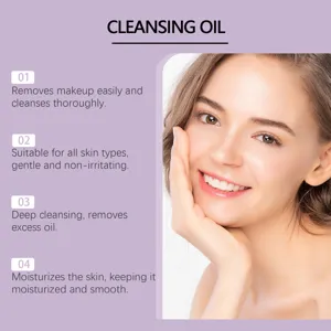 Huile démaquillante efficace pour un démaquillage doux et une hydratation intense