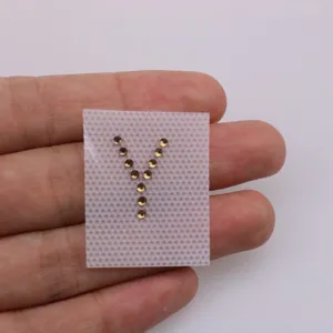 Letter Y rhinestone hotfix patch DIY garment accessory sparkling crystal sticker for crafts