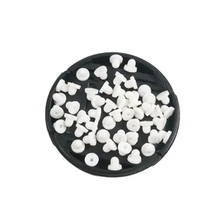 Silikon Ohrring Rückseiten Kugel Ohrstecker weiche Kissen DIY Schmuck Zubehör weiß