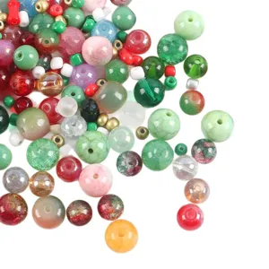 Mixed bohemian style colorful glass beads for DIY bracelet and necklace making