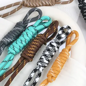 Vibrant multi-colored nylon braided cord pendants for stylish phone and bag accessories