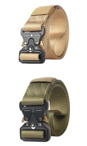 3.8cm Cobra Nylon Tactical Belt Quick Release Heavy Duty Outdoor Training Men Waistband