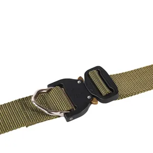 Zware 3,8 cm nylon tactische riem met een snelsluiting van een cobra-stijl gesp.