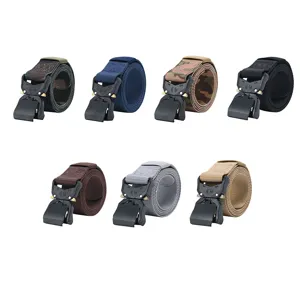 Aluminum alloy tactical belt quick release nylon outdoor camo multi color variant main image