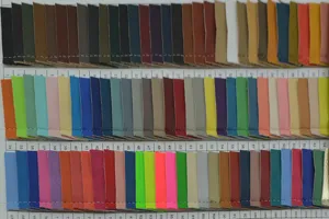 Lederen kleurstalen opties kaart voorbeeld voor alle aangepaste riemen en accessoires.