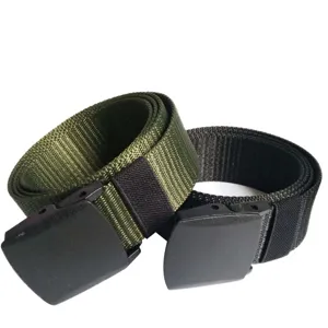 Canvas tactische riem met kunststof gesp sneldrogende casual broekriem voor dagelijks gebruik