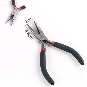 Mini alicates de punta fina para joyería, manualidades y trabajos de precisión.