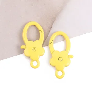Kitrino metalliko louloudi mousketon elasmatos 19x37mm axesouar gia kleidhoniki DIY