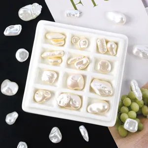 Baroque vintage pearl ABS acrylic loose beads for DIY handmade jewelry accessories