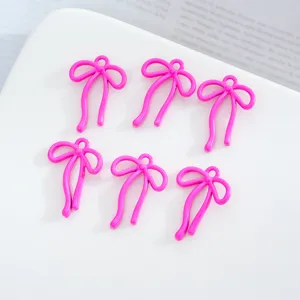 Pendentif nœud ruban en alliage breloques pour bricolage bijoux faits main collier bracelet accessoires