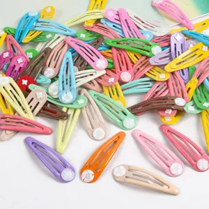 fermagli per capelli colorati per bambini diy accessori 5cm forcine pastello set