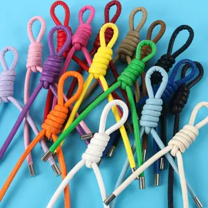 5mm pearlescent PU leather cord for DIY handmade bag charms and phone straps, multi-color.