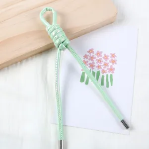 5mm pearl green PU leather cord DIY handmade bag charm mobile phone strap accessory