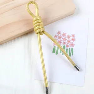5mm pearlescent PU leather rope DIY handmade bag charm phone lanyard decorative cord gold
