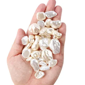 Baroque imitation pearl loose beads acrylic irregular DIY handmade jewelry accessories material