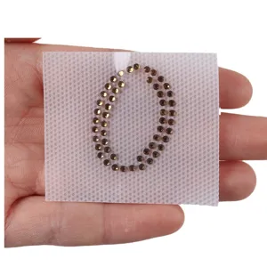 Strass Número 0 Termoadhesivo Parche DIY Ropa Cristal Strass Motivo Aplicación Textil