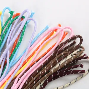 Detailansicht von farbenfrohen 5mm 7-Kern-Paracords mit Webmustern für DIY-Handwerk