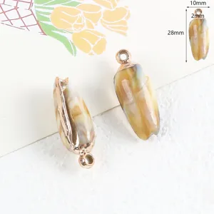 Stile oceano conchiglia imitazione acrilico DIY ciondolo collana accessori per gioielli.