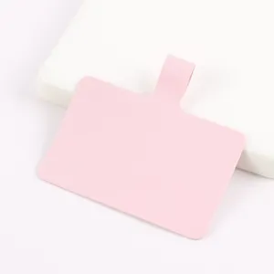 Lengüeta de fijación universal rosa para correa de teléfono móvil y funda de móvil.