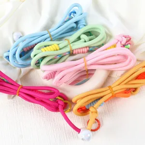 Colorful adjustable braided phone lanyard cross body strap mobile chain accessory cute