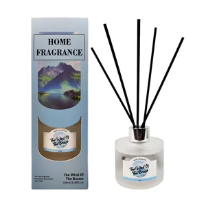Set diffusore di fragranza per ambienti con bottiglia di olio essenziale da 100ml e bastoncini.