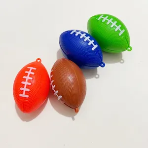 Mini Amerikaans Voetbal Rugby Hangers DIY Sleutelhanger Accessoires 3D Plastic Sportieve Kleine Bal Voor Sieraden Maken Charms
