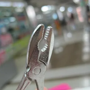 Miniature stainless steel pliers tool keychain accessory for men and craft hobbyists