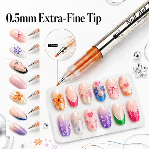0.5mm Direkte flüssige Nail Art Stift feine Linie Zeichnung Marker für DIY Maniküre Design