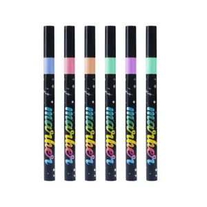 Glitter marker pennen set 6 stuks gekleurde fluorescerende pennen kunst tekenen