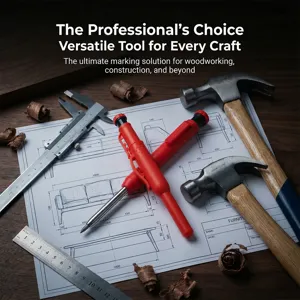 Stylo de marquage pour bois trou profond crayon mécanique précis pour construction.