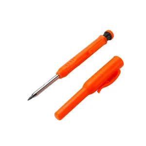 Stylo marqueur pour bois à trou profond orange, crayon mécanique de positionnement précis.