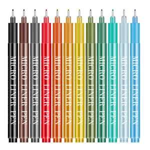 Farbige Fineliner Stifte Set wasserdichte Zeichenstifte Kunst Skizzieren Illustration