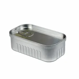 Boite metallique sardine vide conteneur boite de rangement papeterie creative emballage