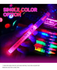 UV Glow Body Paint Pen Marker Fluorescent Neon Party Face Painting Direct Liquid Marker Pen