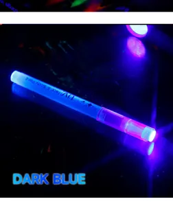 UV face body paint glowing marker pen for neon party festival makeup body art dark blue