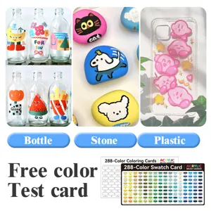 288-color acrylic paint markers for rock painting, glass, ceramic, and DIY craft projects.