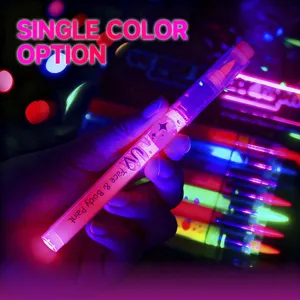 UV face body paint marker direct liquid glowing pen for party neon makeup festival tools