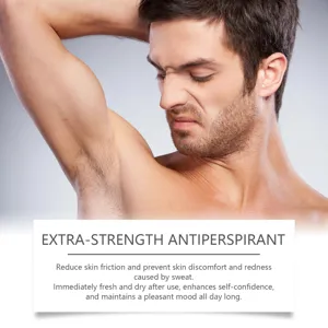 Men's extra-strength antiperspirant for dry armpits and long-lasting freshness.